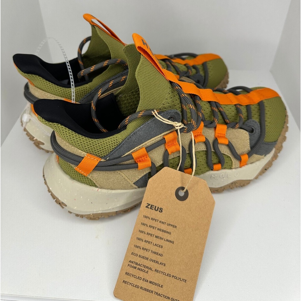 Holo Mens Hiking Sneakers 9.5 Green New Trail Gorpcore Utility Outdoor Trekking - Picture 8 of 10